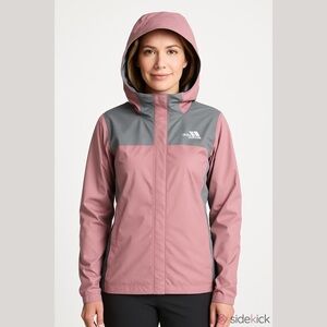 Retro Vintage The North Face Gore-Tex Shell Coat Purple/Grey L